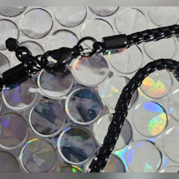 New Tree of Life Necklace on Black Chain - Picture 3 of 5